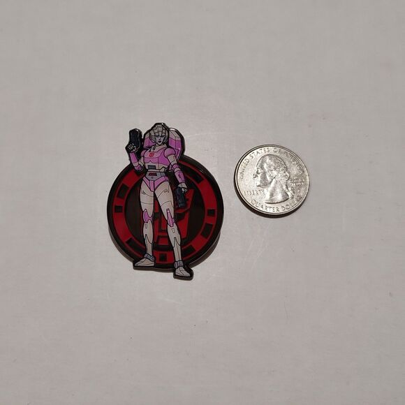 Transformers Mystery Pin Badge Series Arcee Enamel Pin Official Metal Brooch - Picture 2 of 5